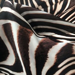 Gorgeous Silk Animal Print Sleeveless Blouse